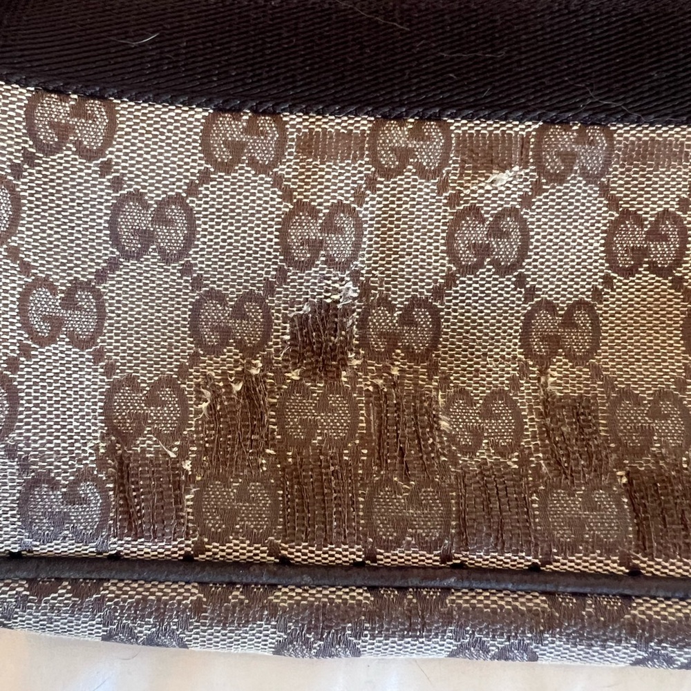 Very Loved Extremely Rare Gucci Monogram Belt Bag - image 7